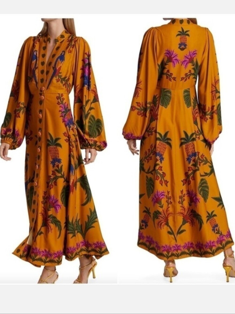 Farm Rio Tropical Print Dress - Picture 2 of 8